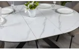 PRESTOL стол Асти обеденный раскладной 1100/1400х1100х750 белый глянец - фото 14