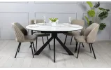 PRESTOL стол Асти обеденный раскладной 1100/1400х1100х750 белый глянец - фото 10