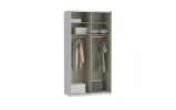 Шкаф-купе 1,2 м 2д Фиттио / Fittio с зеркалом FTIS62462 белый глянец - фото 9