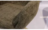 Стілець Артур з обертовим механізмом, метал сидіння тканина 630x590x850 зелений - фото 10