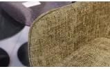 Стілець Артур з обертовим механізмом, метал сидіння тканина 630x590x850 зелений - фото 11