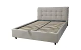 Двуспальная кровать Мирана бежевая 160x200 с подъемным механизмом (тк. Oslin 06) - фото 1