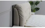 Двуспальная кровать Мирана бежевая 160x200 с подъемным механизмом (тк. Oslin 06) - фото 8