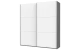 Шафа купе Doros G-Caiser Графіт / Білий 2 ДСП / 3 частини 220х60х240 (42001012) - фото 3