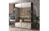 Шафа купе Doros G-Caiser Графіт 2 Дзеркала 180х60х240 (42005012) - фото 5