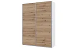 Шафа купе Doros G-Caiser Білий / Дуб Евок 2 ДСП / 3 частини 180х60х240 (42005020) - фото 5
