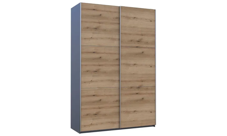 Шафа купе Doros G-Caiser Графіт Дуб Евок 2 ДСП 160х60х240 (42005074)