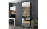 Шафа купе Doros G-Caiser Графіт Графіт 1 ДСП / 1 дзеркало 160х60х240 (42005084) - фото 1 Шафа купе Doros G-Caiser Графіт Графіт 1 ДСП / 1 дзеркало 160х60х240 (42005084) - фото 1
