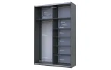 Шафа купе Doros G-Caiser Графіт Графіт 1 ДСП / 1 дзеркало 160х60х240 (42005084) - фото 3 Шафа купе Doros G-Caiser Графіт Графіт 1 ДСП / 1 дзеркало 160х60х240 (42005084) - фото 3