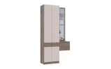 Передпокій Doros Сола 1+2 Канноло/Кашемір ДСП / дзеркало 105х40х215 (42005232) - фото 6