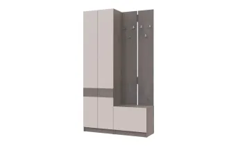 Передпокій Doros Сола 1+3 Канноло/Кашемір ДСП 120х40х215 (42005233)