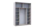 Шафа купе Doros G-Caiser Кашемір/Чорний 1 ДСП/1 скло 3 частини 180х60х240 (42005323) - фото 6 Шафа купе Doros G-Caiser Кашемір/Чорний 1 ДСП/1 скло 3 частини 180х60х240 (42005323) - фото 6