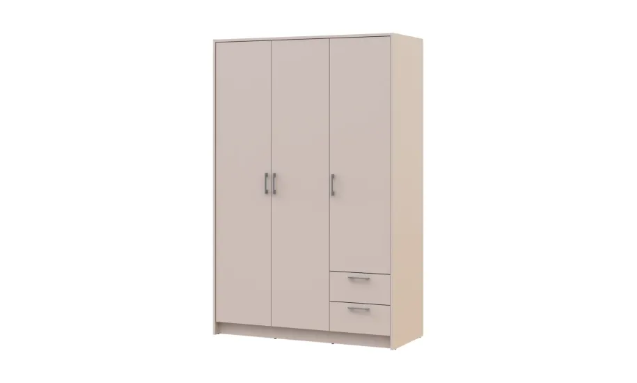 Шафа для одягу Doros Ронді Кашемір 3 ДСП 121х52х195 (80738472)