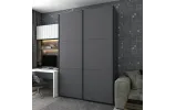 Шафа купе G-Caiser Антрацит/Антрацит 2 ДСП / 3 частини 160х60х240 (42005412) - фото 2