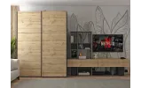 Шафа купе Doros G-Caiser Антрацит/Дуб Евок 2 ДСП / 3 частини 160х60х240 (42005414) - фото 2