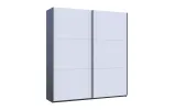 Шафа купе Doros G-Caiser Антрацит/Білий 2 ДСП / 3 частини 220х60х240 (42005416) - фото 5