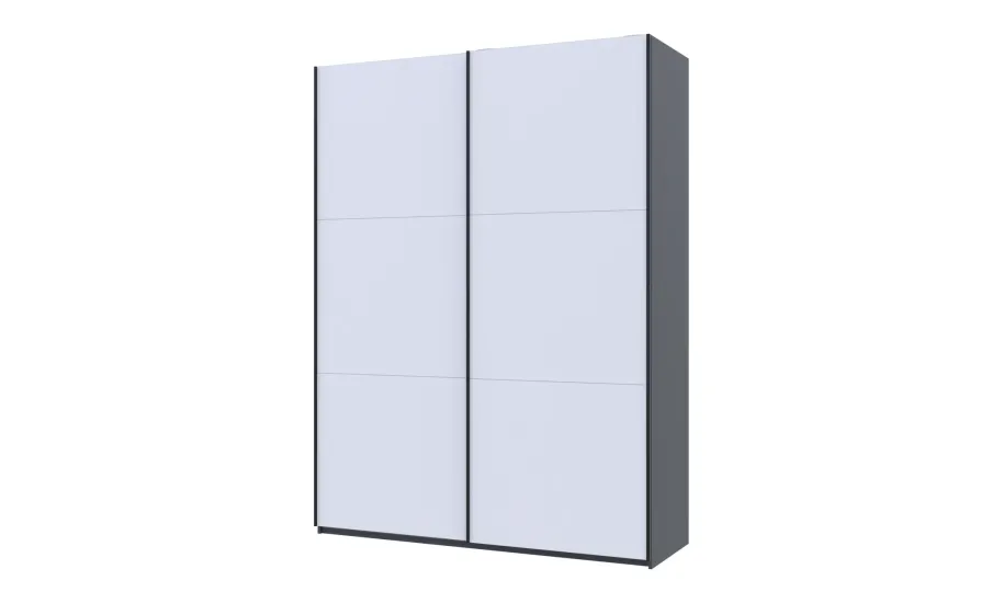Шафа купе Doros G-Caiser Антрацит/Білий 2 ДСП / 3 частини 180х60х240 (42005863) Шафа купе Doros G-Caiser Антрацит/Білий 2 ДСП / 3 частини 180х60х240 (42005863)