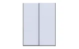 Шафа купе Doros G-Caiser Антрацит/Білий 2 ДСП / 3 частини 180х60х240 (42005863) - фото 3