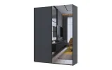 Шафа купе Doros G-Caiser Антрацит/Антрацит 1 ДСП / 1 дзеркало 180х60х240 (42005866) - фото 1