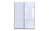 Шафа купе Doros G-Caiser Антрацит/Білий 2 Скла / 3 частини 180х60х240 (42005862) - фото 3