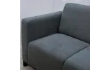 Диван Канзас Комплектация Двойной На Металлокаркасе Обивка Флагман Дарк Грей - фото 5