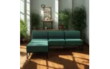 Диван Лаунж Комплект Модулей 3 + 2 Каркас Черный Обивка Симпл 13 - фото 3