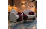 Комплект Диванов Бонза Комплектация Одинарный + Двойной Обивка Дорис 90 - фото 4