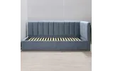 Кровать Санам 90 х 200 Комфорт Угол Левый Обивка Симпл 23 - фото 3