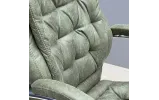 Крісло Венеція Комплектація Хром П4 Механізм M-2 (Anyfix) Оббивка Лондон Арт Олів - фото 10 Крісло Венеція Комплектація Хром П4 Механізм M-2 (Anyfix) Оббивка Лондон Арт Олів - фото 10
