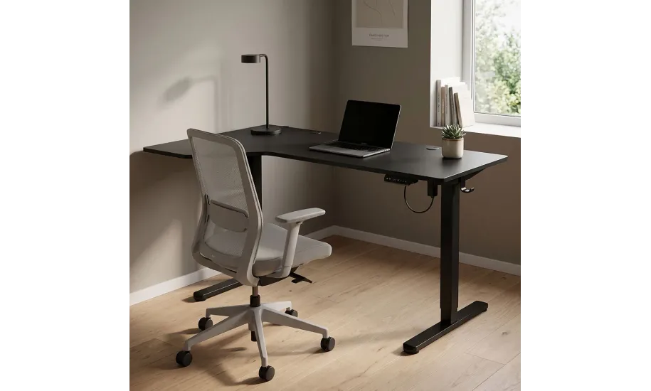 Регульований Стіл StandUp Corner Black 1450 х 850 BSTc-01 - фото 2 Регульований Стіл StandUp Corner Black 1450 х 850 BSTc-01 - фото 2