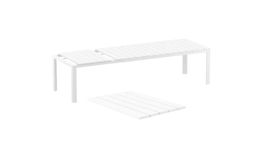 Стіл Сієста Атлантік / Siesta Atlantic 2100/2800x1000x760 білий