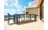 Стіл Сієста Вегас / Siesta Vegas 1800/2200х1000х750 темно-сірий - фото 9