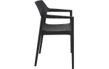 Стілець з підлокітниками Сієста Тулум / Siesta Tulum Armchair чорний - фото 2