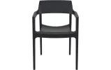 Стілець з підлокітниками Сієста Тулум / Siesta Tulum Armchair чорний - фото 3