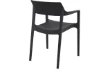 Стілець з підлокітниками Сієста Тулум / Siesta Tulum Armchair чорний - фото 4