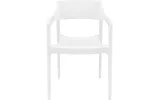 Стілець з підлокітниками Сієста Тулум / Siesta Tulum Armchair білий - фото 3