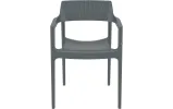 Стілець з підлокітниками Сієста Тулум / Siesta Tulum Armchair темно-сірий - фото 3