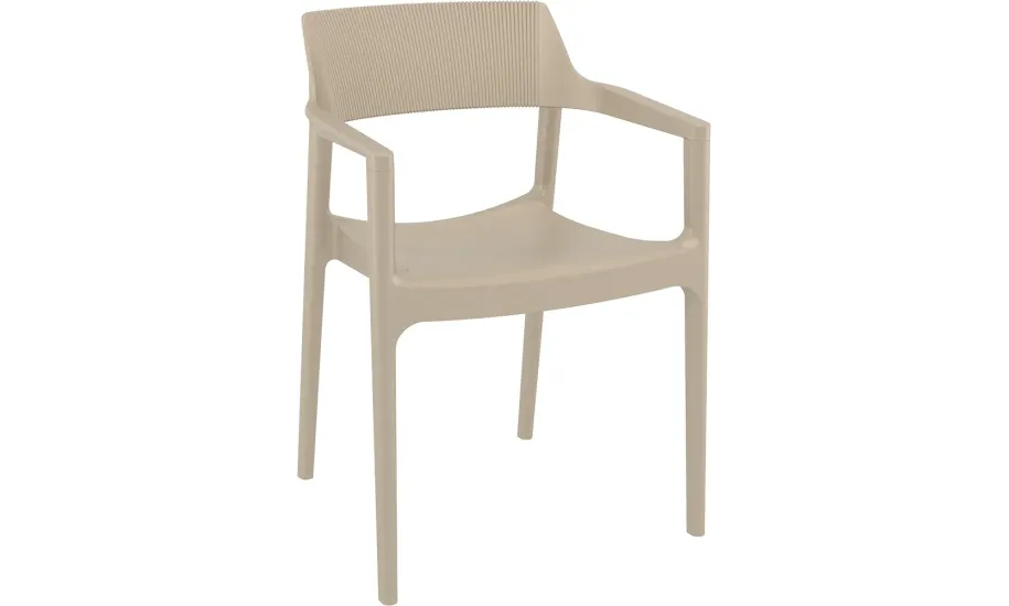Стілець з підлокітниками Сієста Тулум / Siesta Tulum Armchair тауп