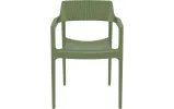 Стілець з підлокітниками Сієста Тулум / Siesta Tulum Armchair оливково-зелений - фото 3