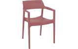 Стілець з підлокітниками Сієста Тулум / Siesta Tulum Armchair марсала - фото 1