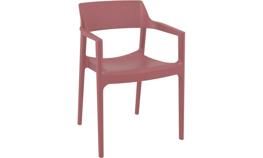 Стілець з підлокітниками Сієста Тулум / Siesta Tulum Armchair марсала